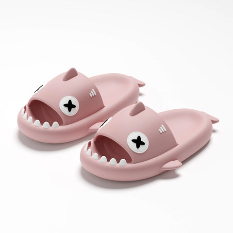 pink shark slides