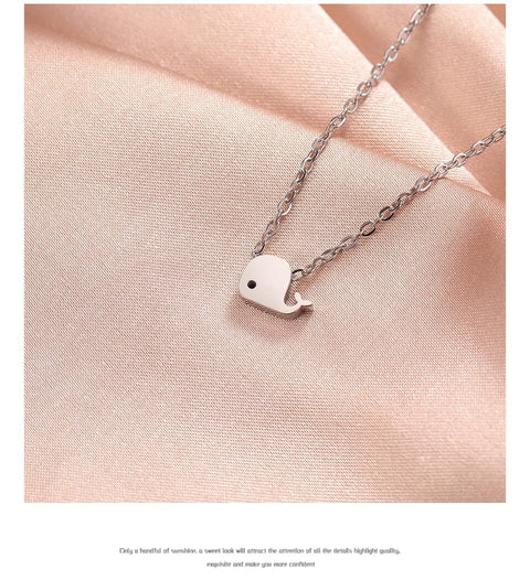 whale best friend necklace