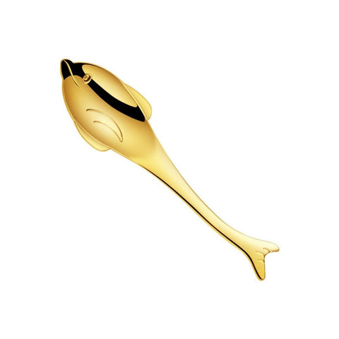 steel dolphin shape spoon
